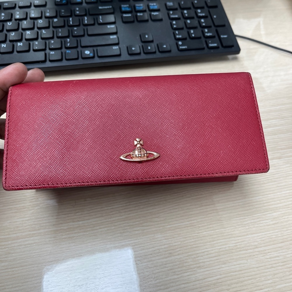 Vivienne Westwood Red & Rose Gold Women's Wallet